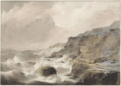 Felsenküste bei Boulogne-sur-Mer von Petrus Johannes Schotel