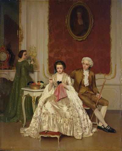 Eifersucht, 1861 von Petrus Renier Hubertus Knarren