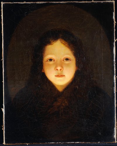 Ein Mädchen, Kopf und Schultern von Petrus van Schendel