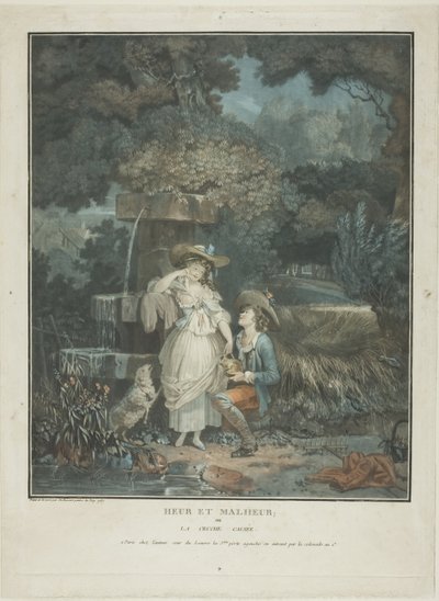 Glück und Unglück von Philibert Louis Debucourt