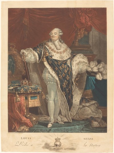 Ludwig der Sechzehnte von Philibert Louis Debucourt