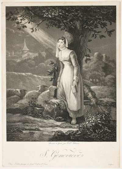 Heilige Genevieve von Philibert Louis Debucourt