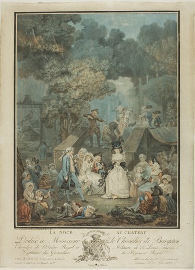 Die Nacht im Schloss von Philibert Louis Debucourt