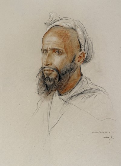 Porträt eines Arabers von Philip Alexius de Laszlo
