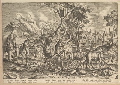 Der Triumph der Zeit, 1574 von Philip Galle