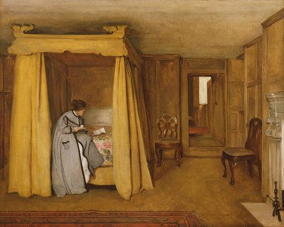 Der Brief, 1866 von Philip Hermogenes Calderon