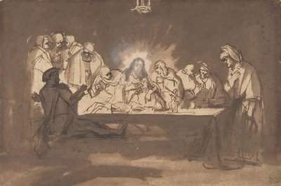 Das letzte Abendmahl von Philip Koninck