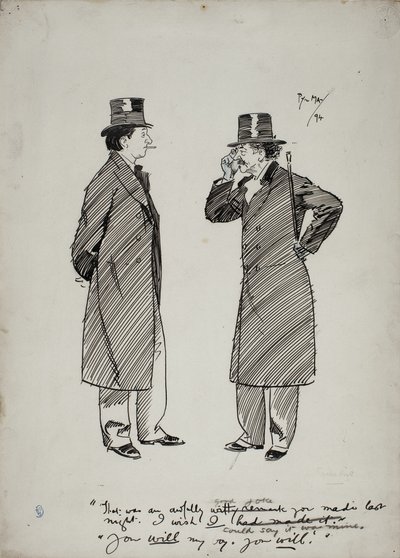 Oscar Wilde und Whistler von Philip William May