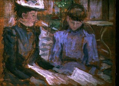 Mutter und Tochter, Boulogne, ca. 1894 von Philip Wilson Steer