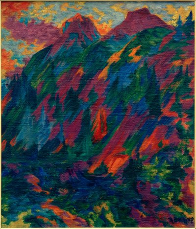 Abend im Gebirge von Philipp Bauknecht