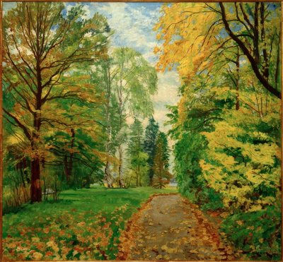 Ein Herbstweg von Philipp Franck