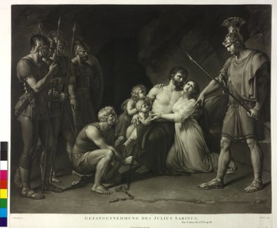 Verhaftung des Julius Sabinus von Philipp Friedrich Hetsch
