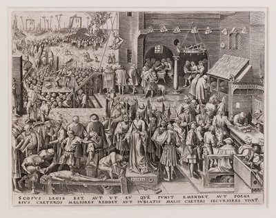 Gerechtigkeit, ca. 1560 von Philipp Galle