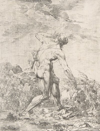 Milo von Kroton, n.d. von Philippe Auguste Hennequin