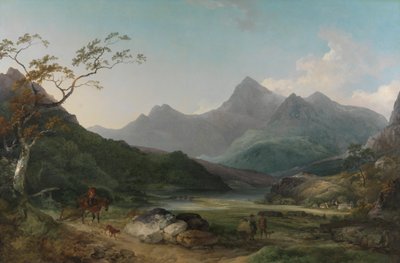 Snowdon von Capel Curig von Philippe Jacques de Loutherbourg