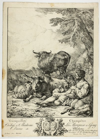 Ruhiger Bauer von Philippe Jacques de Loutherbourg II