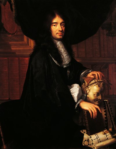 Porträt von Charles Perrault von Philippe Lallemand
