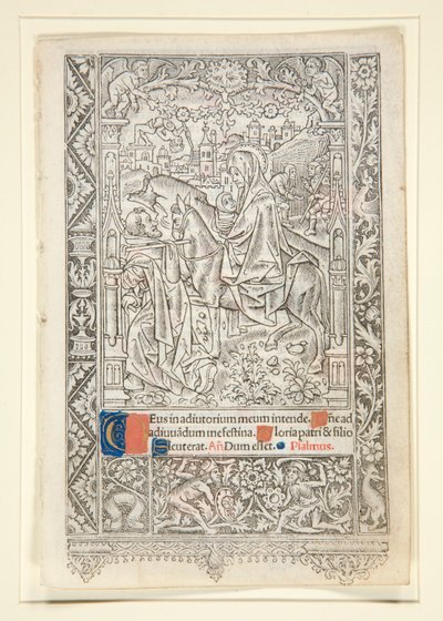 Die Flucht nach Ägypten, aus  von Philippe Pigouchet