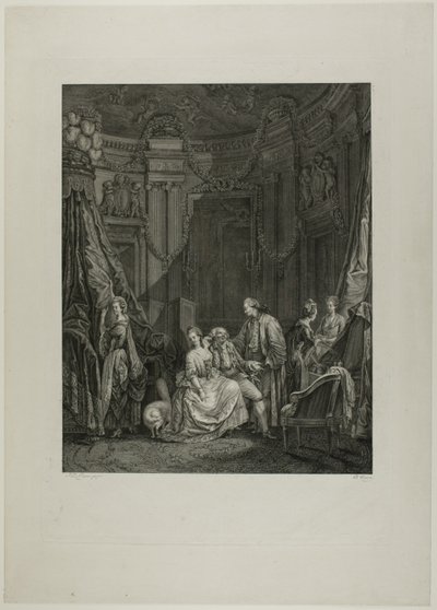 Das Aufstehen der Braut von Philippe Triere