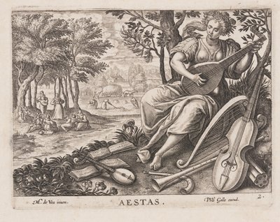 Aestas, aus Vier Jahreszeiten von Philips Galle