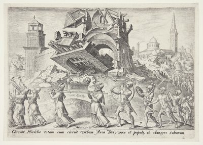 Die Zerstörung von Jericho von Philips Galle