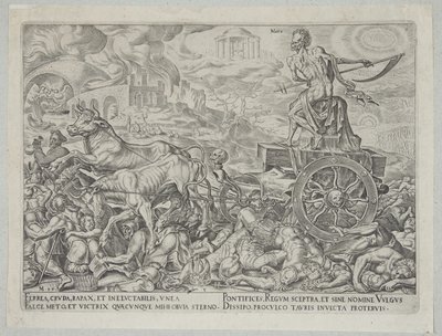 Der Triumph des Todes von Philips Galle