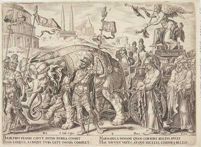 Der Triumph des Ruhms von Philips Galle
