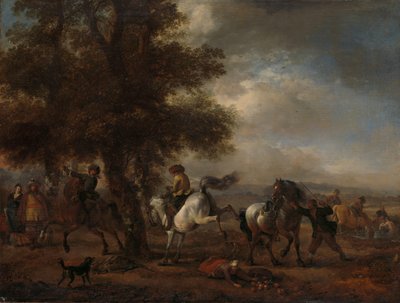 Der bockende Graue von Philips Wouwerman