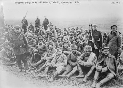 Russische Gefangene: Russen, Tataren und Kirgisen von Photographer German