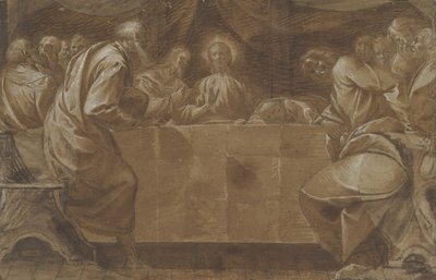 Das letzte Abendmahl, ca. 1608 von Pier Francesco Mazzucchelli