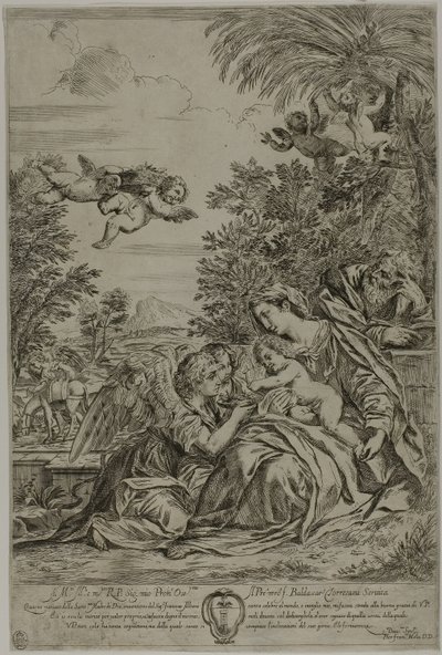 Flucht nach Ägypten von Pier Francesco Mola