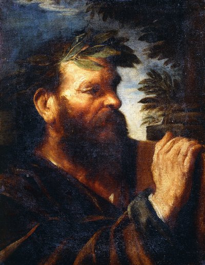 Kopf eines Weisen von Pier Francesco Mola