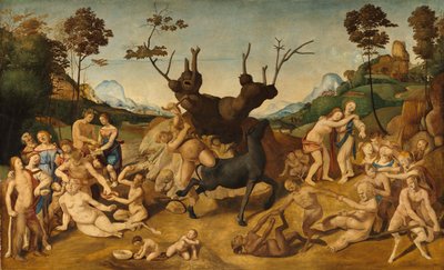 Die Missgeschicke des Silenus von Piero di Cosimo
