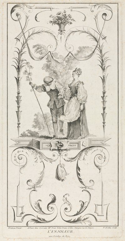 Der Schmeichler, Arabeske von Pierre Alexandre Aveline