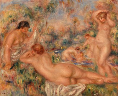 Badende (Baigneuses) von Pierre Auguste Renoir