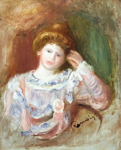 Büste einer Frau, ca. 1907 von Pierre Auguste Renoir