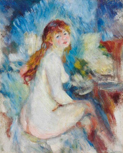 Büste einer nackten Frau, ca. 1879 von Pierre Auguste Renoir