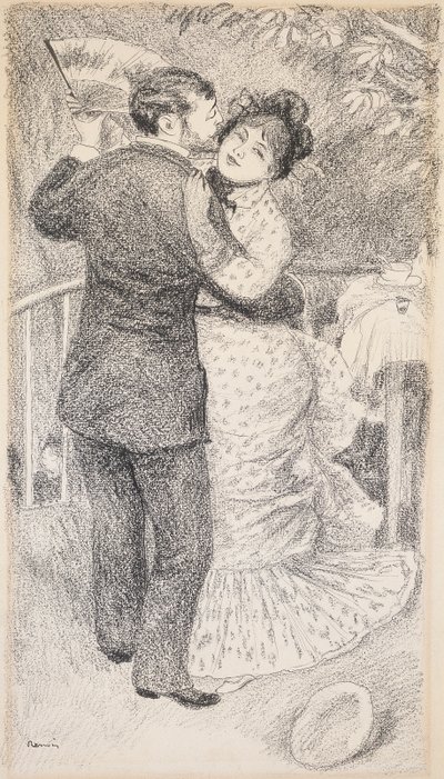 Ländlicher Tanz, 1883 von Pierre Auguste Renoir