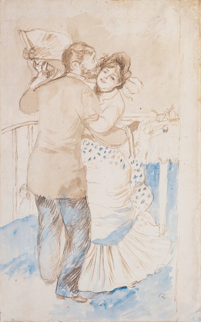 Ländlicher Tanz, 1883 von Pierre Auguste Renoir