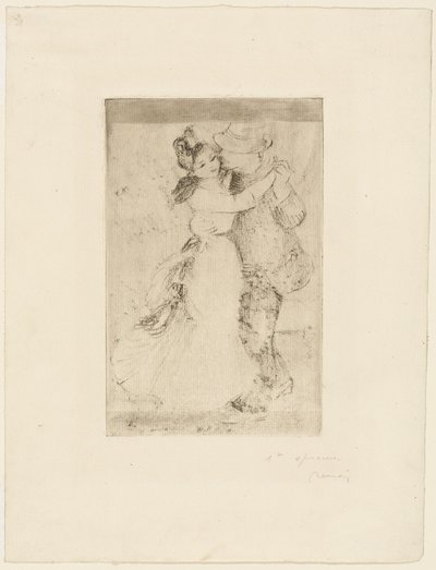 Tanz auf dem Land von Pierre Auguste Renoir