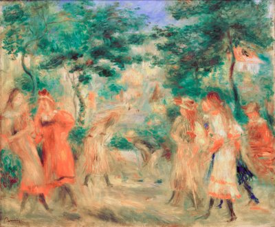 Kinder im Garten von Montmartre von Pierre Auguste Renoir