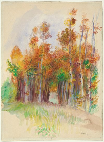 Baumgruppe von Pierre Auguste Renoir