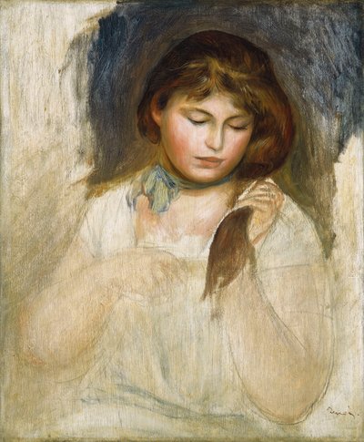 Kopf von Gabrielle, 1895 von Pierre Auguste Renoir