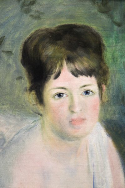 Kopf einer Frau von Pierre Auguste Renoir