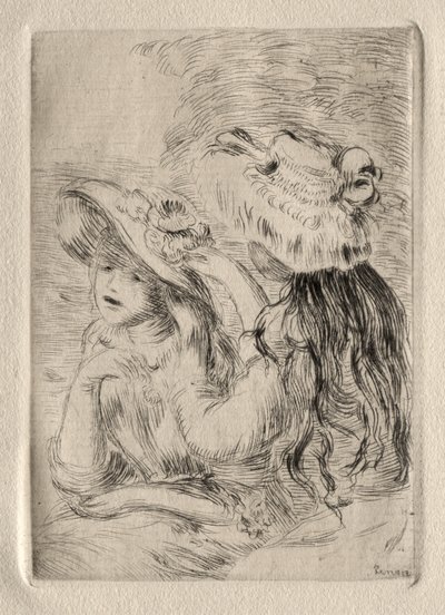 Der angeheftete Hut von Pierre Auguste Renoir