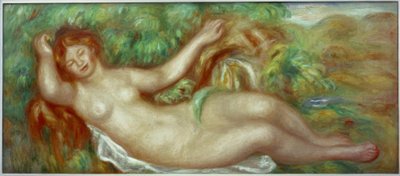 Liegender Akt (Die Quelle) von Pierre Auguste Renoir
