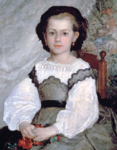 Mademoiselle Romaine Lacaux, Detail, 1864 von Pierre Auguste Renoir