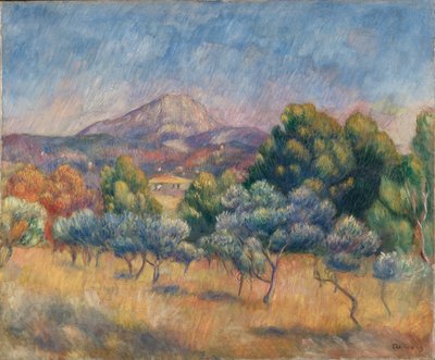 Mont Sainte-Victoire von Pierre Auguste Renoir