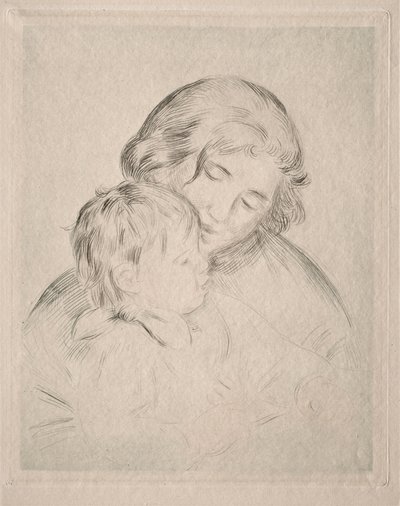 Mutter und Kind von Pierre Auguste Renoir