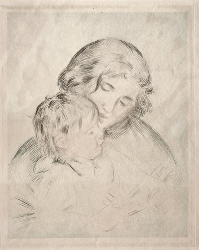 Mutter und Kind von Pierre Auguste Renoir